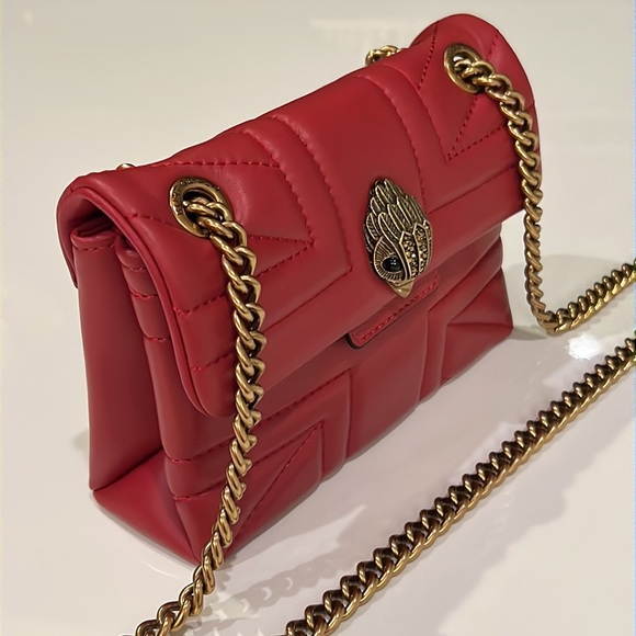 New Kurt Geiger London Kensington Bag Soft quilted leather golden chain - Picture 2 of 9